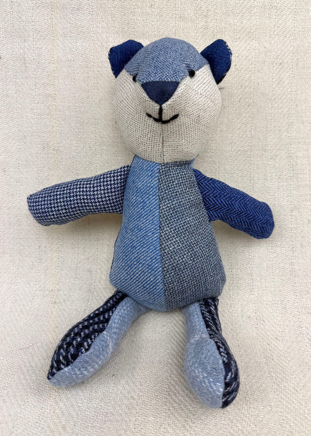 Little Tweed Bear Blue