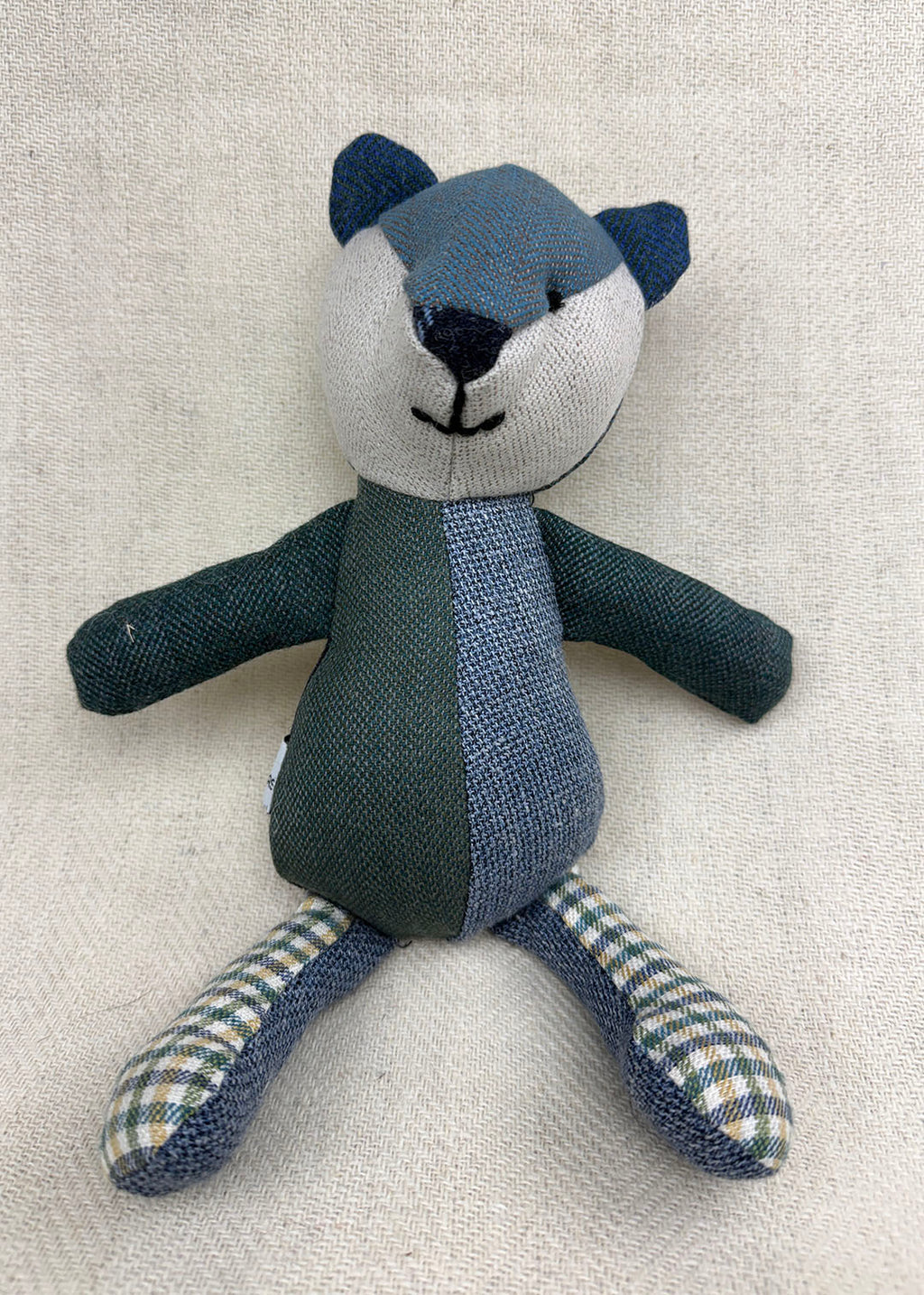 Little Tweed Bear Blue