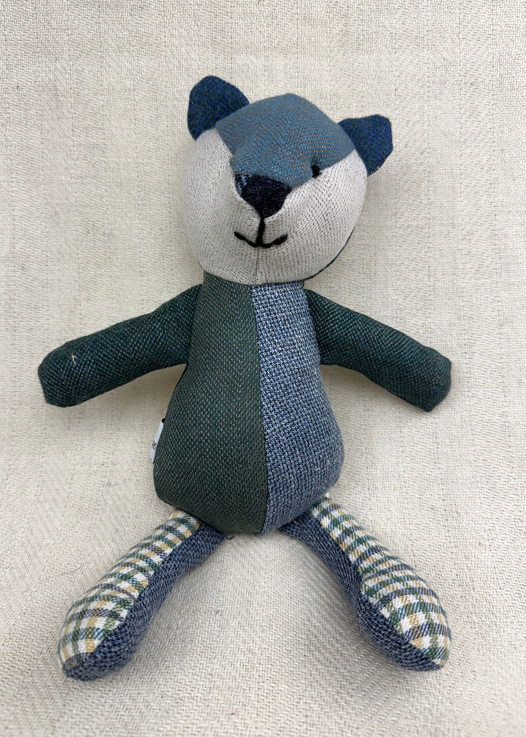 Little Tweed Bear Blue