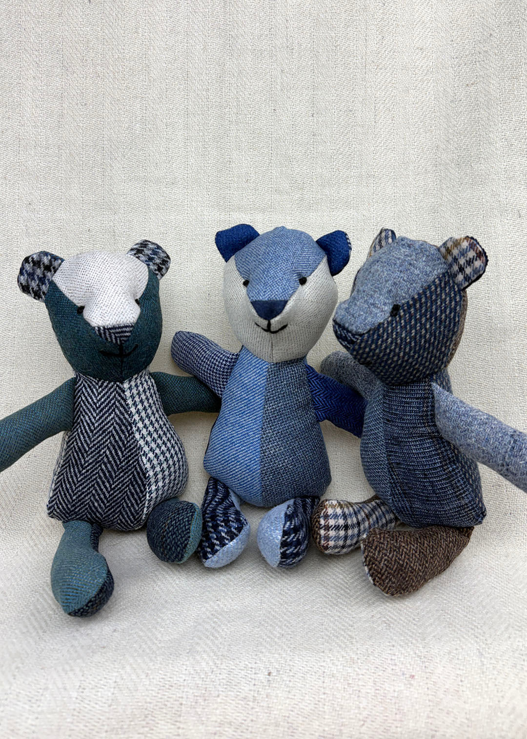 Little Tweed Bear Blue