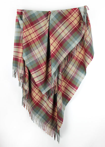 Auld Scotland Tartan Lambswool Blanket