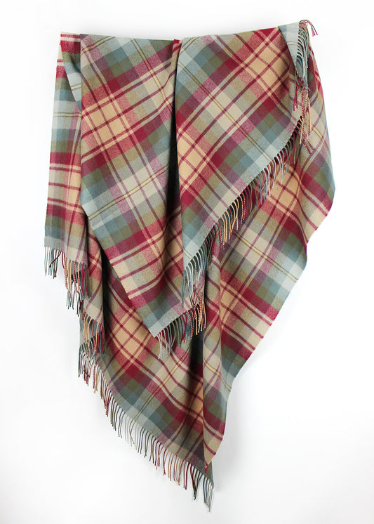Auld Scotland Tartan Lambswool Blanket