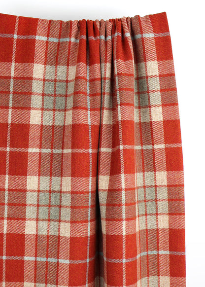 Mary Fraser Lambswool Checked Throw