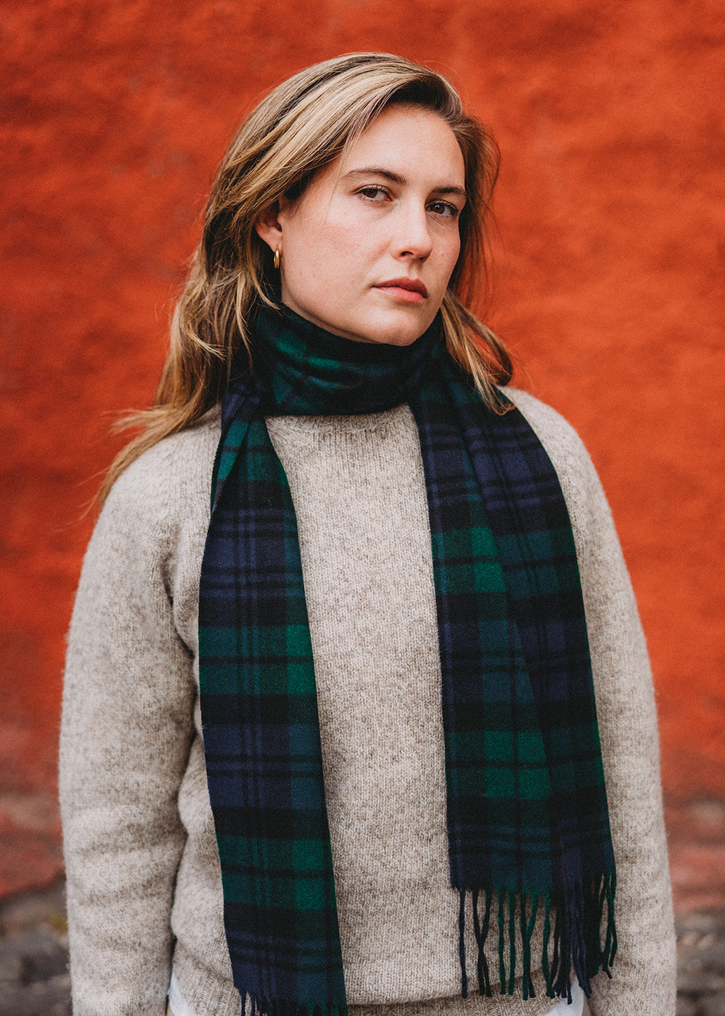 Merino Scarf Black Watch
