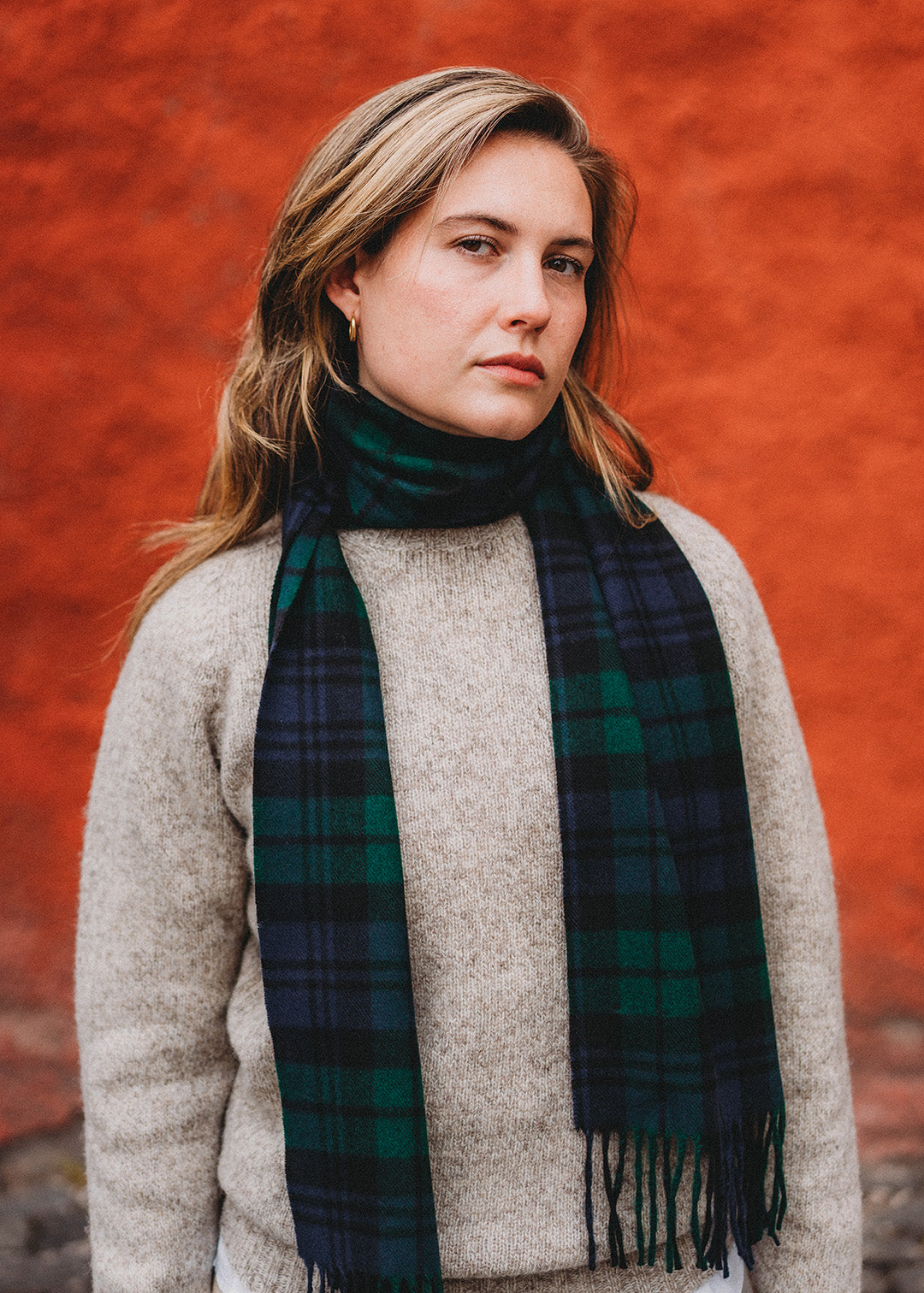 Merino Scarf Black Watch