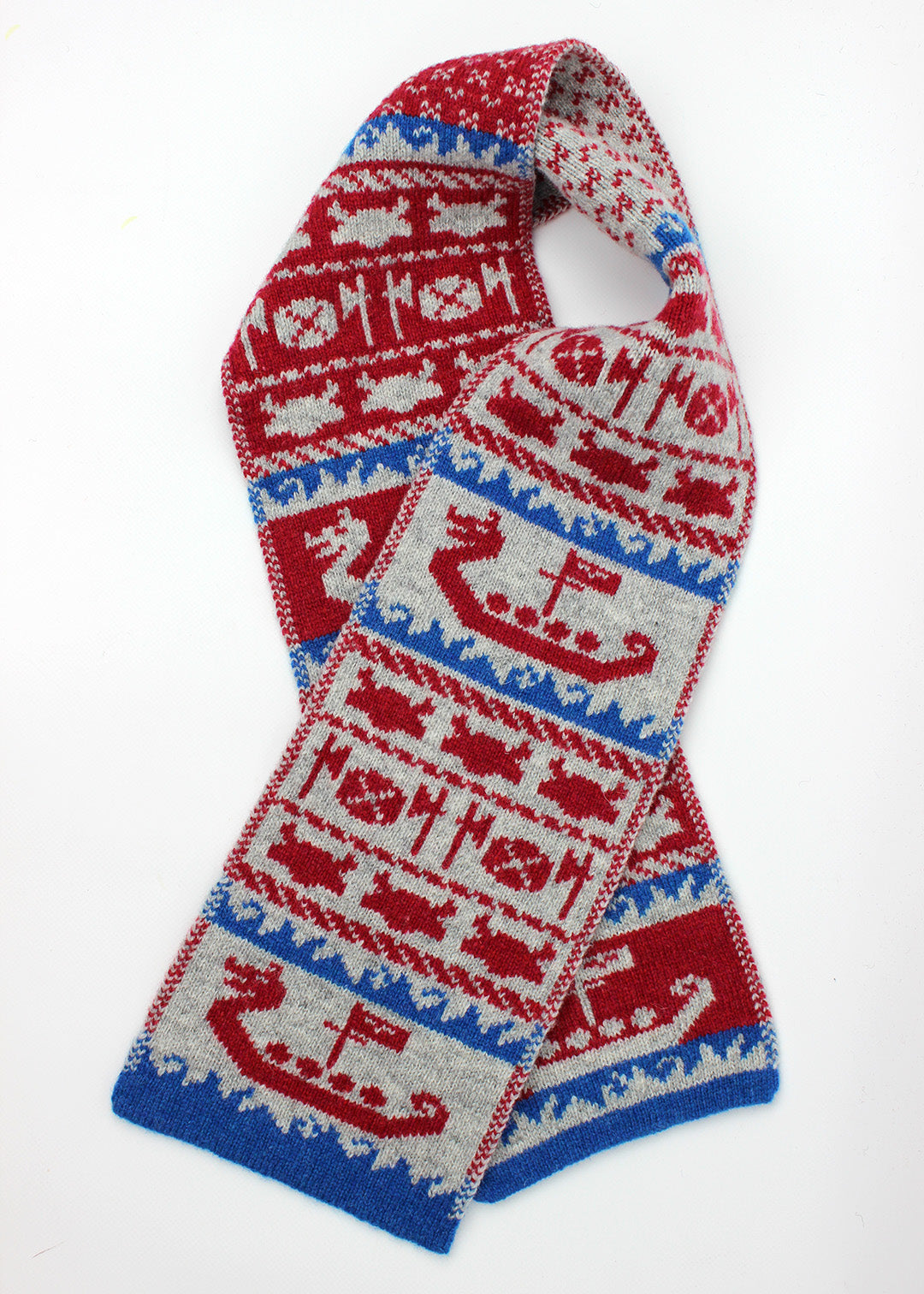 Shetland Mini Scarf Berry