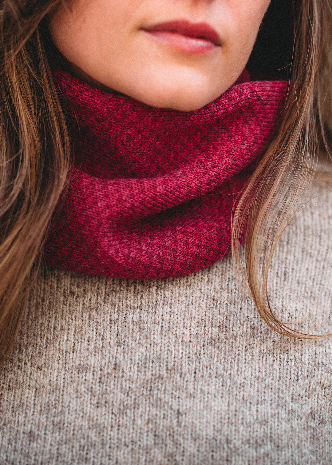 Harris Neck Warmer Rosehip