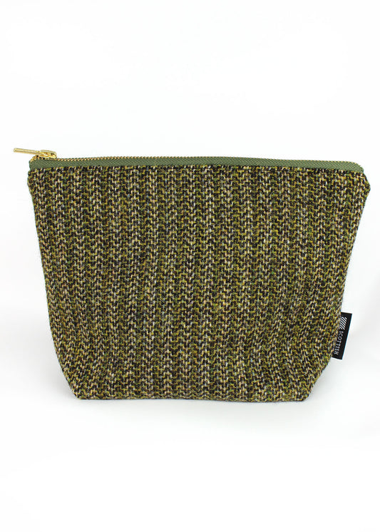 Olive Harris Tweed Zip Bag Large