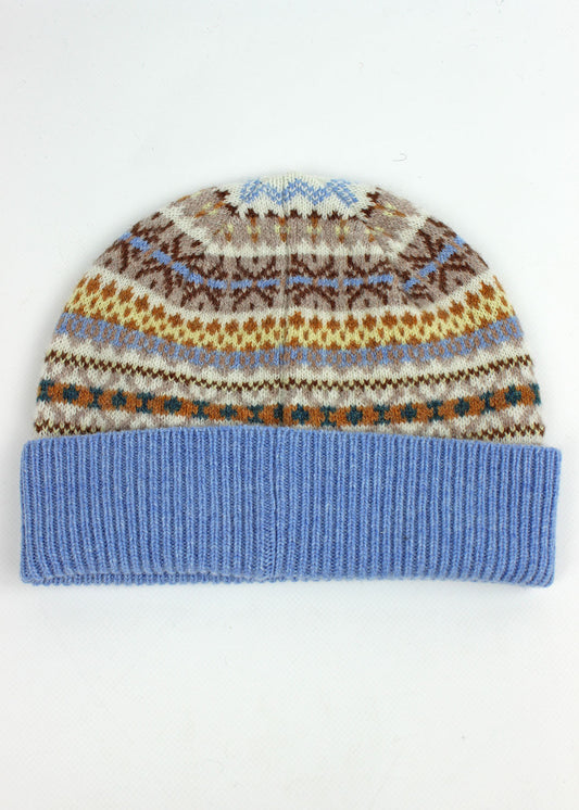 Kerse Fair Isle Hat Sky