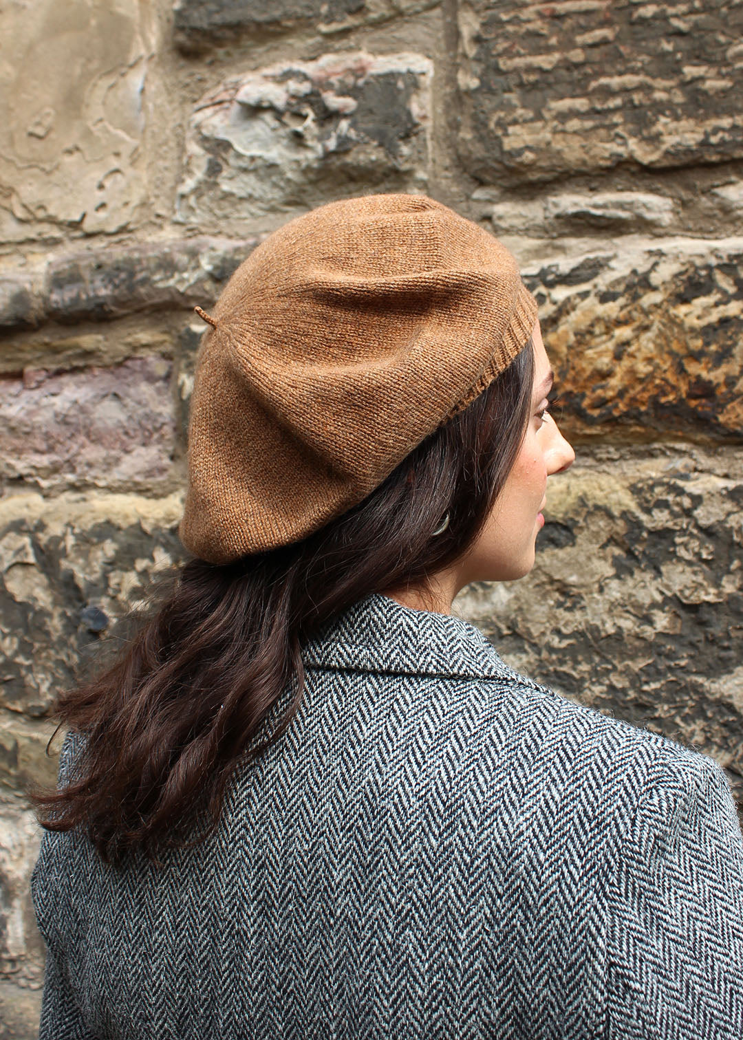 Cashmere Beret Caramel