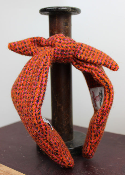 Harris Tweed Bow Headband