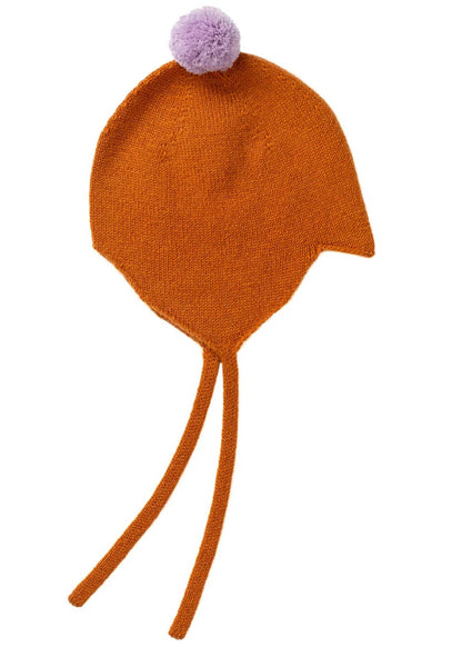 Cashmere Baby Bonnet Ginger