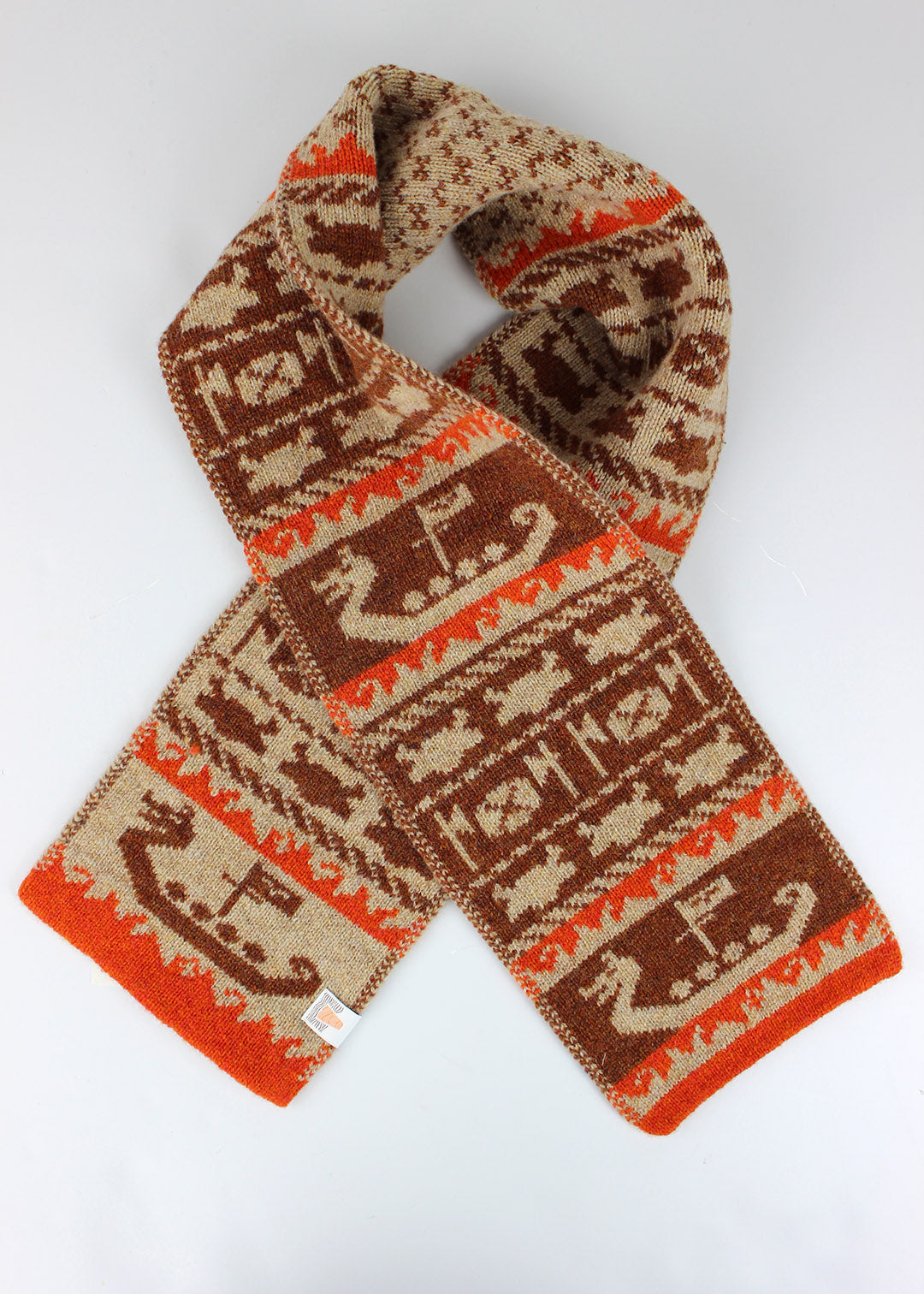 100% wool shetland scarf. Scottish Textiles Showcase