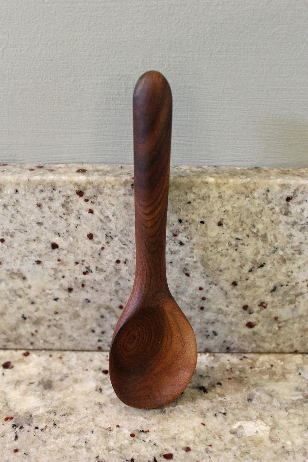  Spice spoon hand carved from Elm, in Fife. Scottish Textiles Showcase