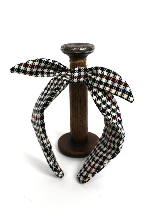 Tweed Bow Headband