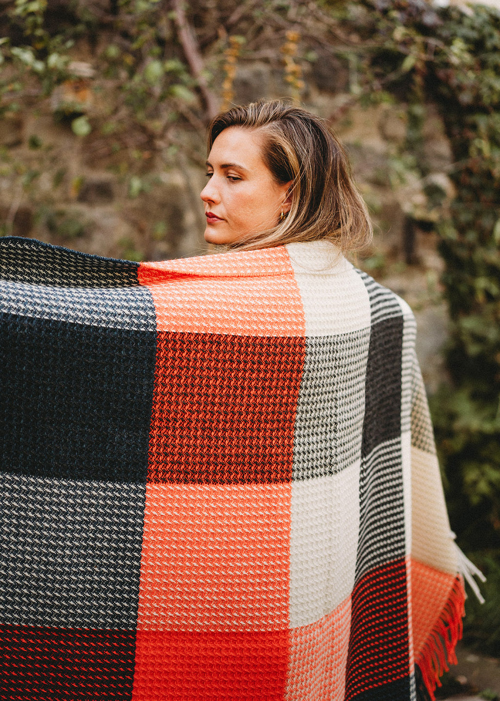 Waffle Patchwork Blanket Dune