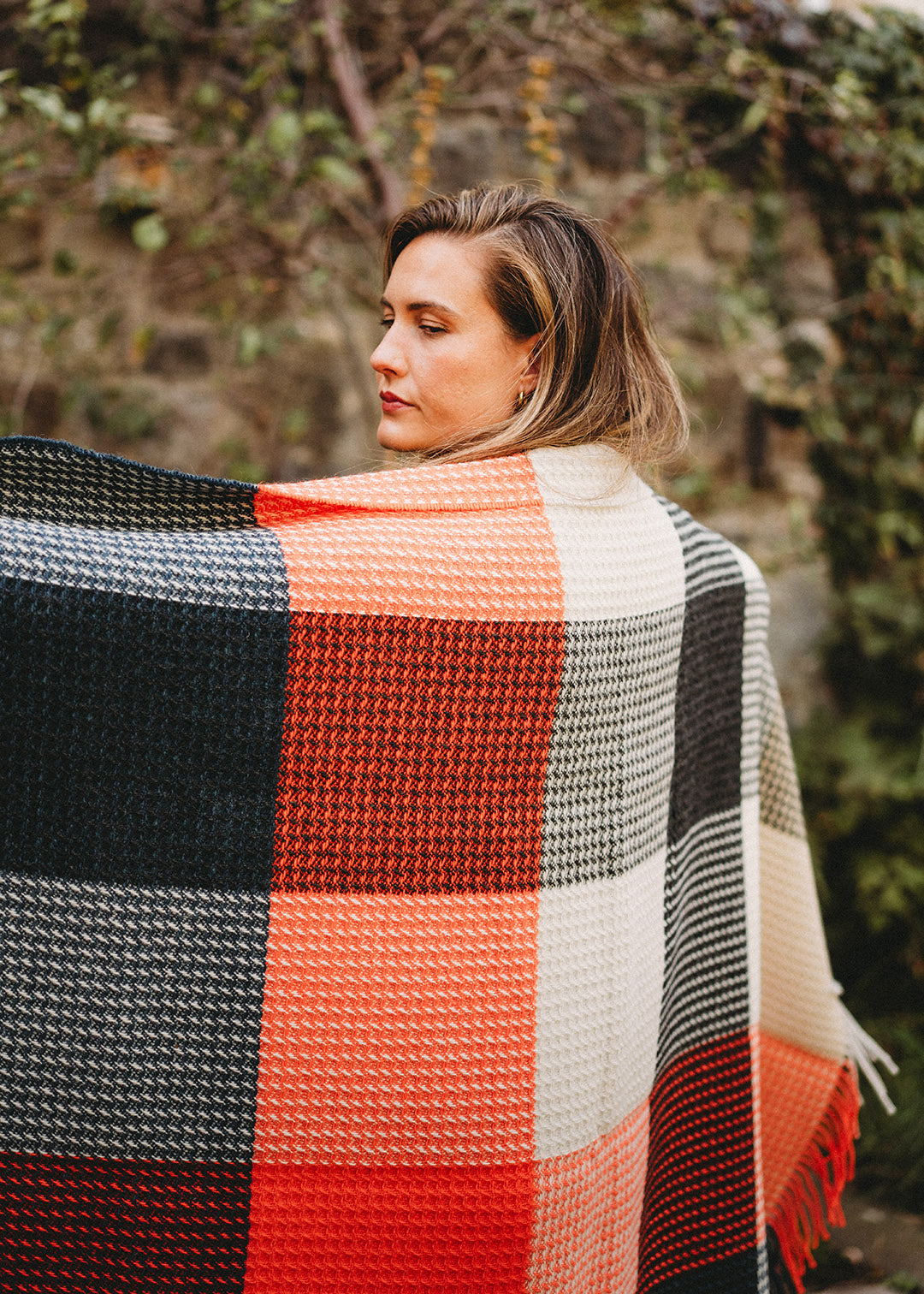 Waffle Patchwork Blanket Dune