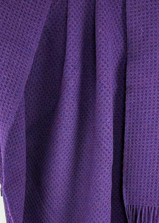 wool waffle blanket