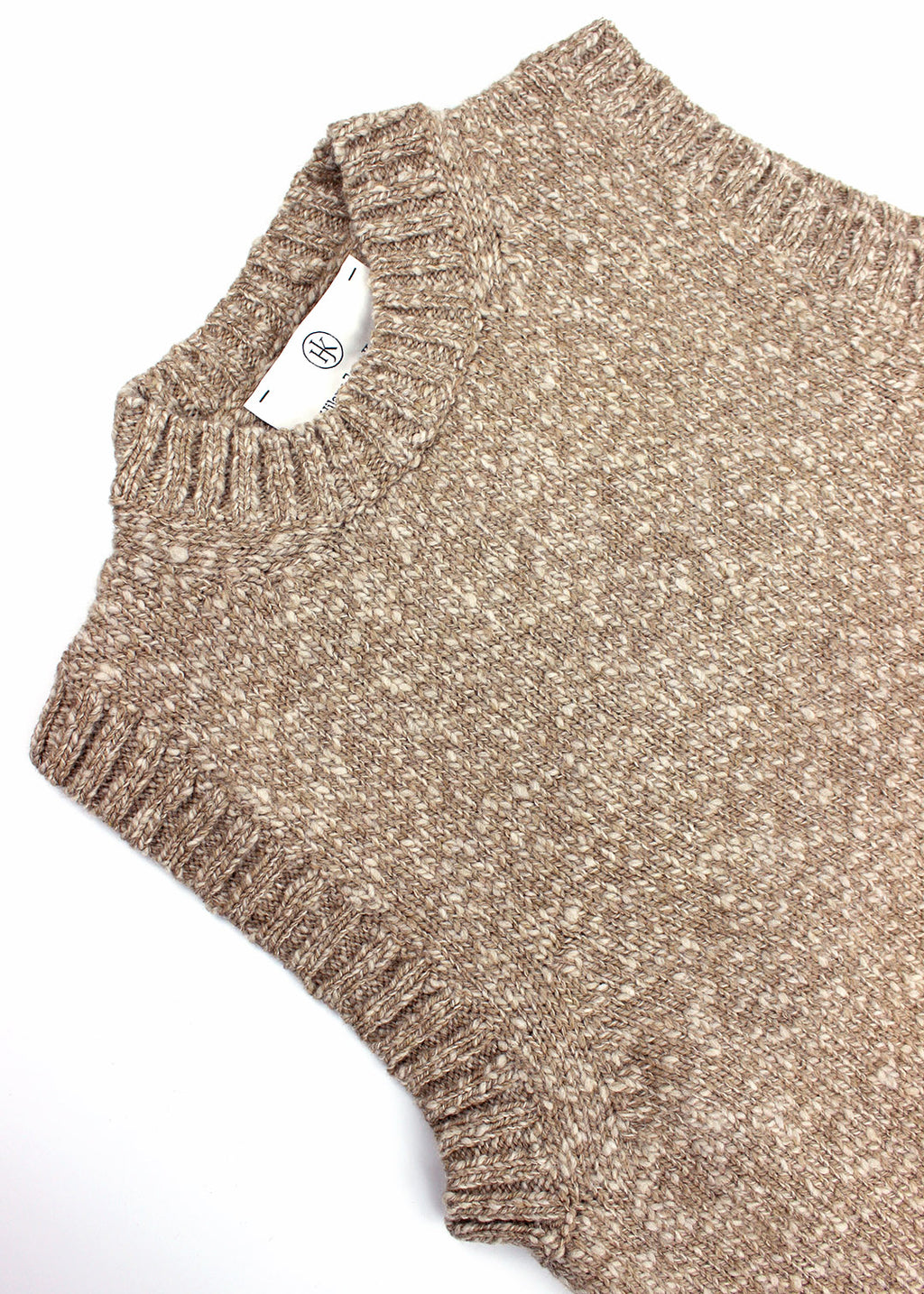 Ailsa Lambswool Vest Fawn