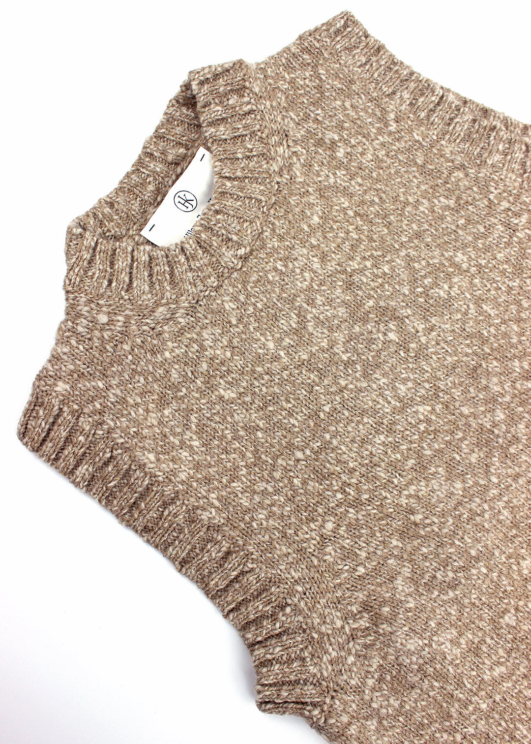 Ailsa Lambswool Vest Fawn