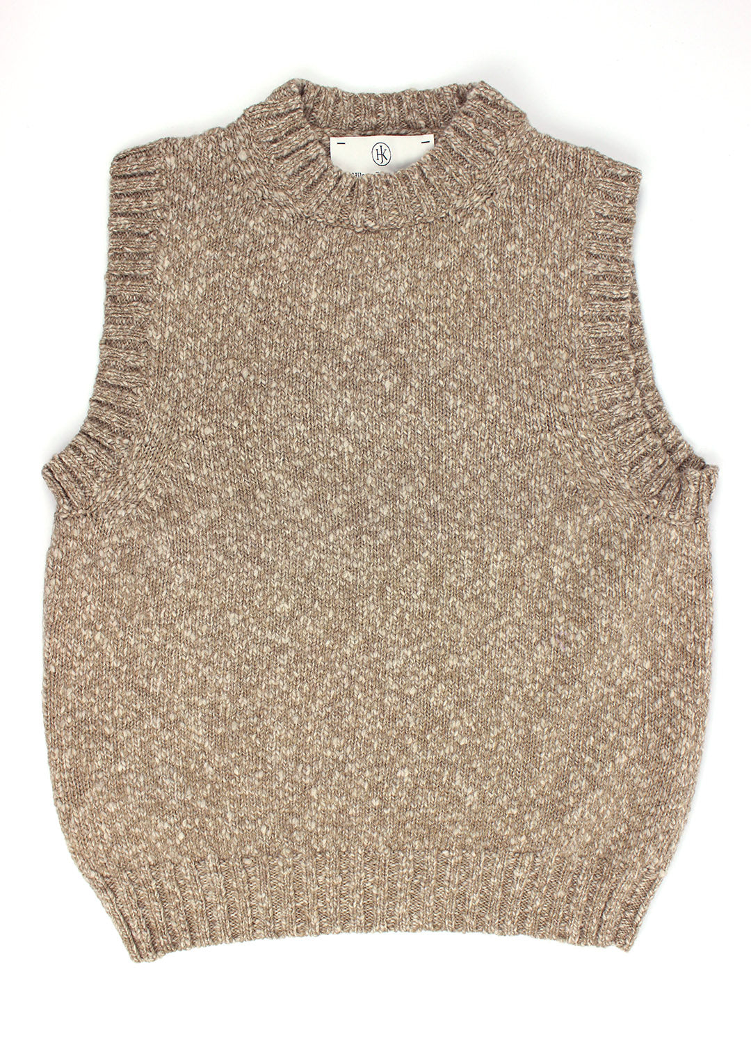 Ailsa Lambswool Vest Fawn