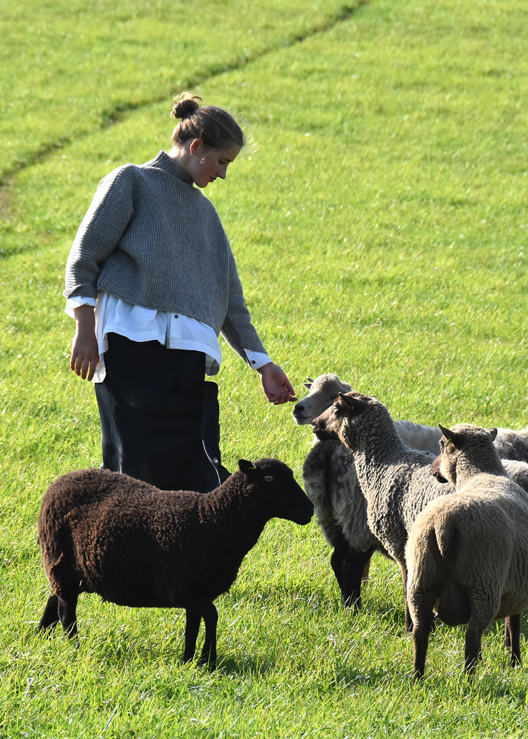 Bonnytoun Jumper Natural Grey