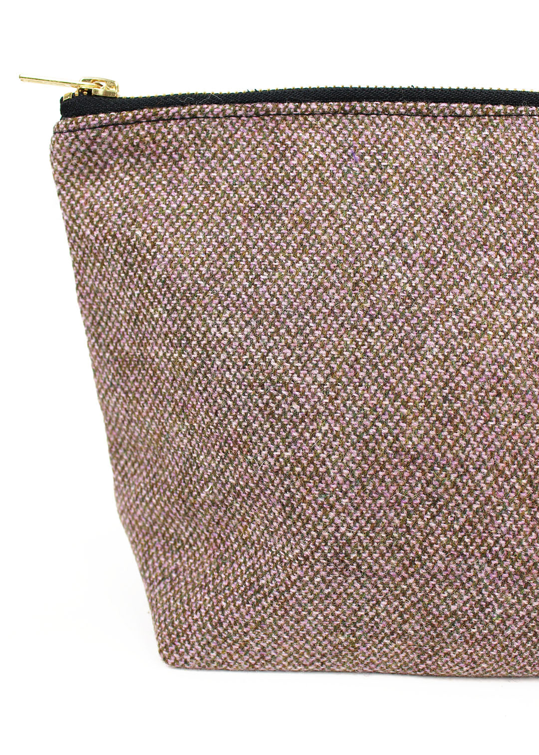 Borders Tweed Zip Bag Large