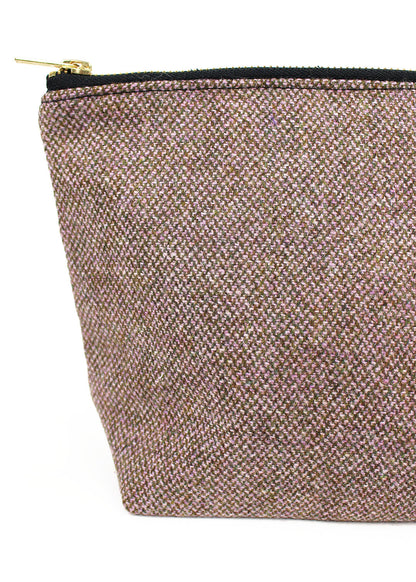 Borders Tweed Zip Bag Large