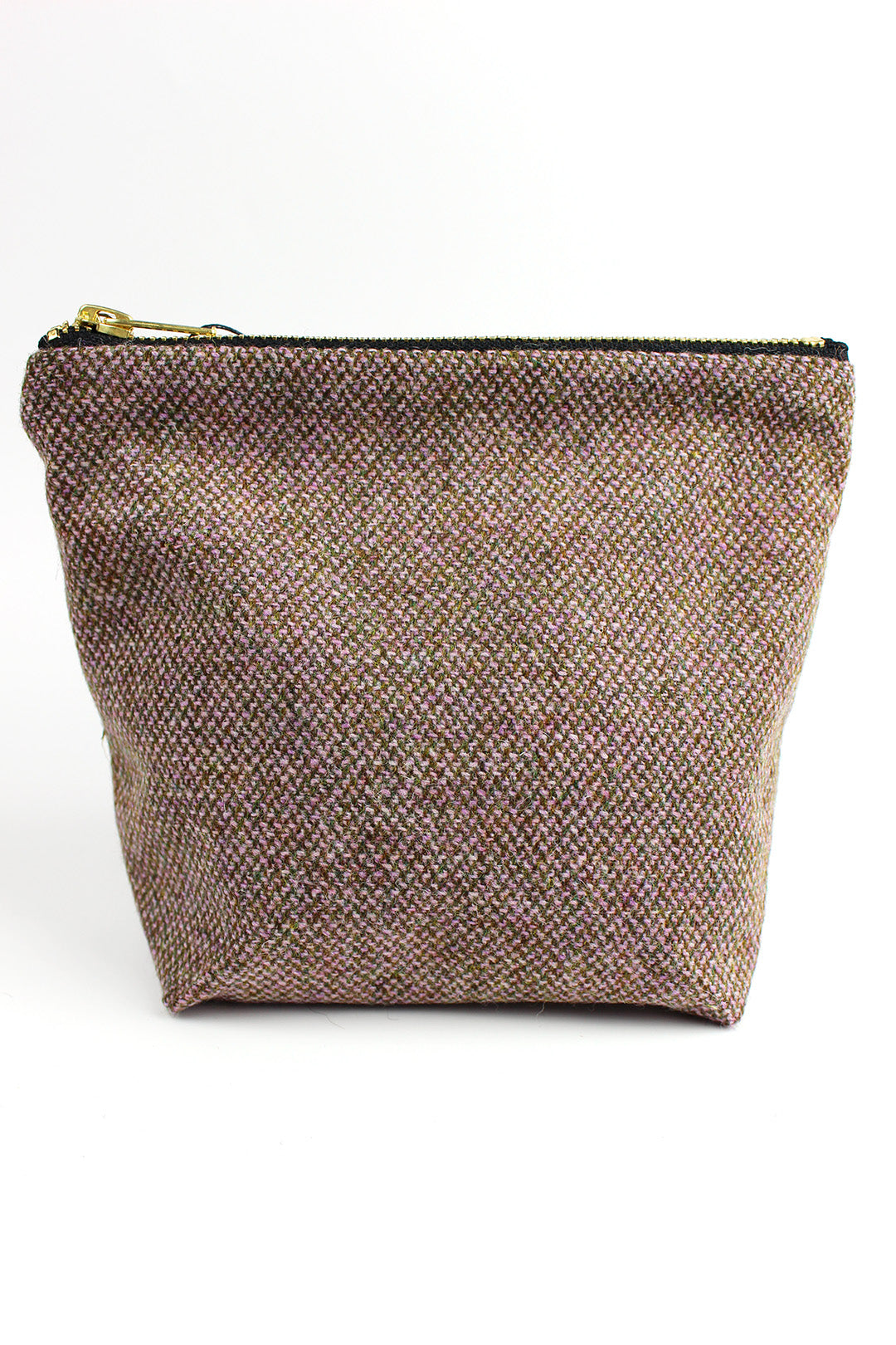 Borders Tweed Zip Bag Small