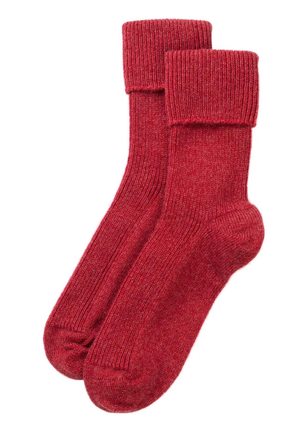 Cashmere Bed Socks Poppy