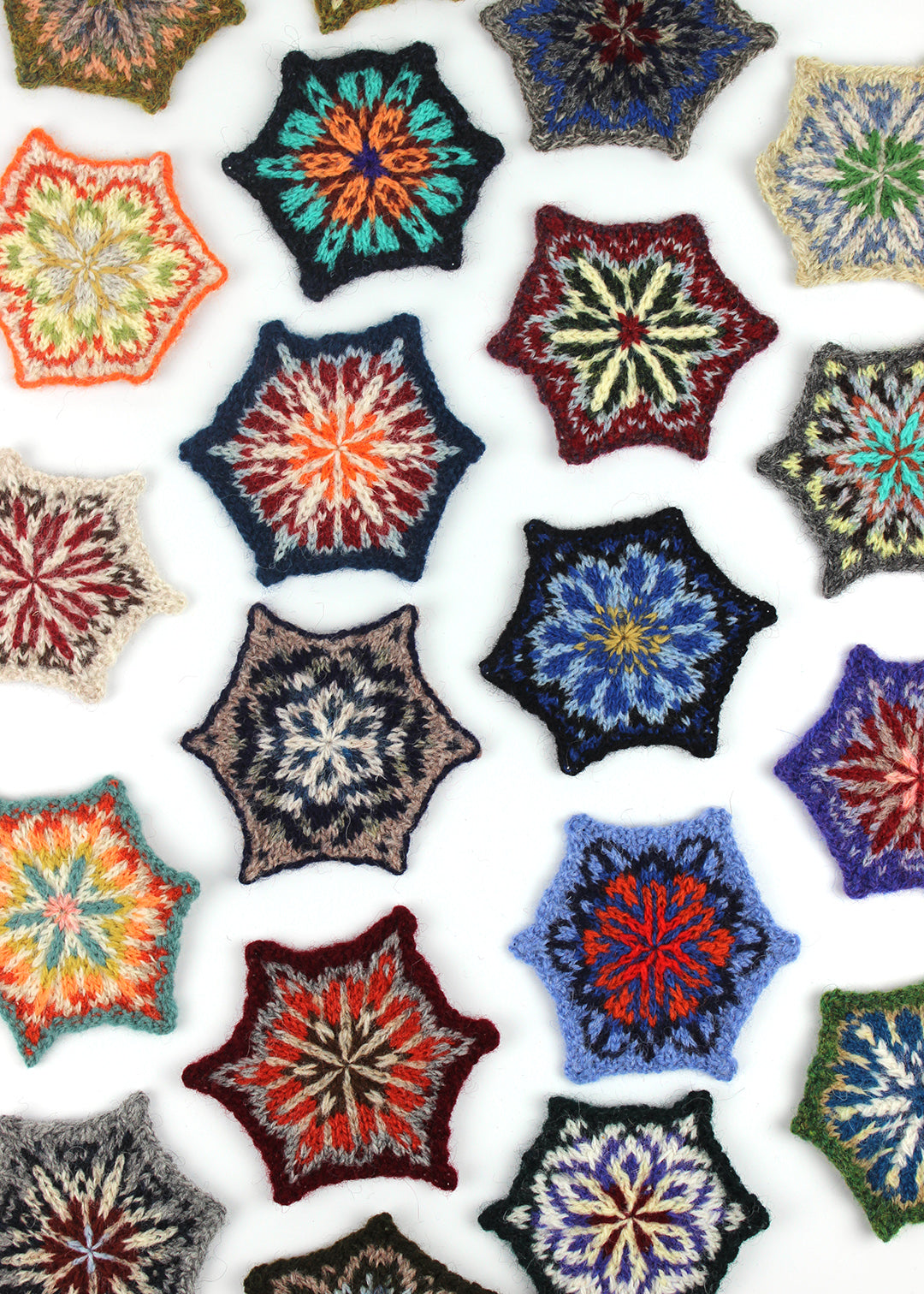 Fair Isle Knitted Coaster