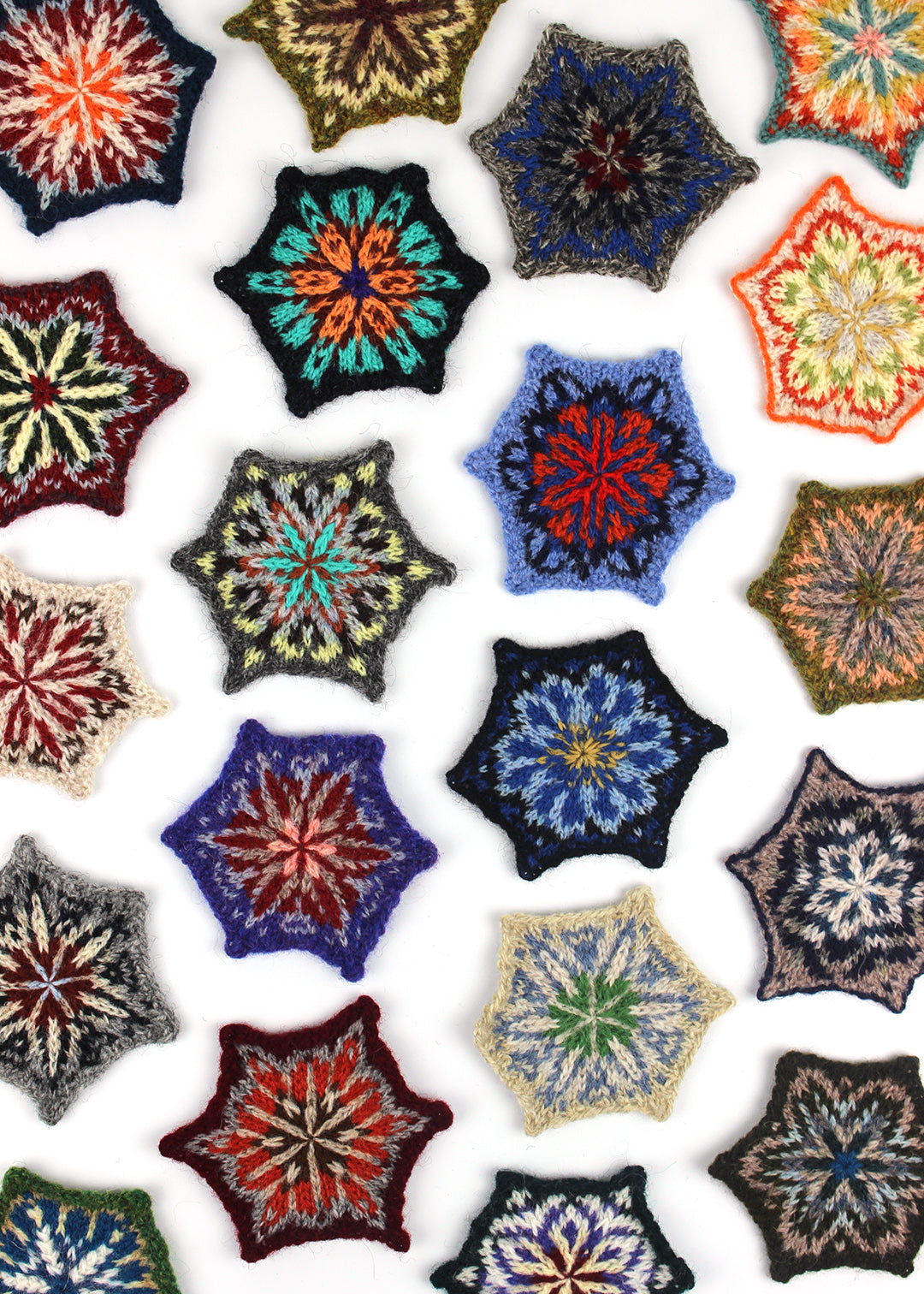 Fair Isle Knitted Coaster