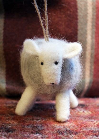 Felted Sheep Decoration