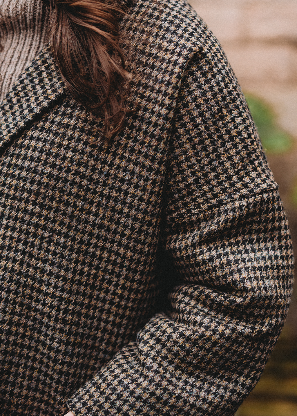 Harris Tweed Fiona Coat Cairn Houndstooth