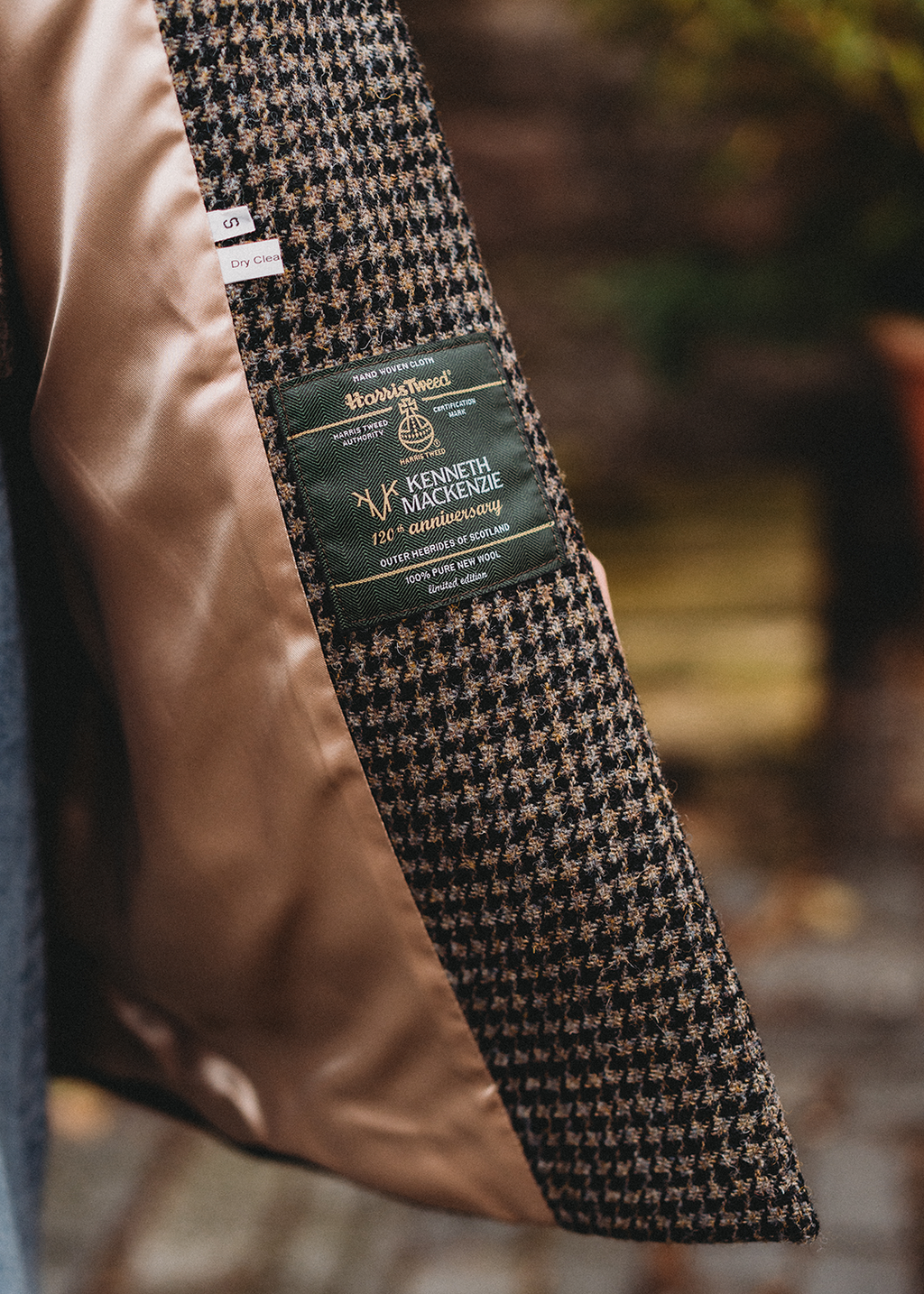 Harris Tweed Fiona Coat Cairn Houndstooth