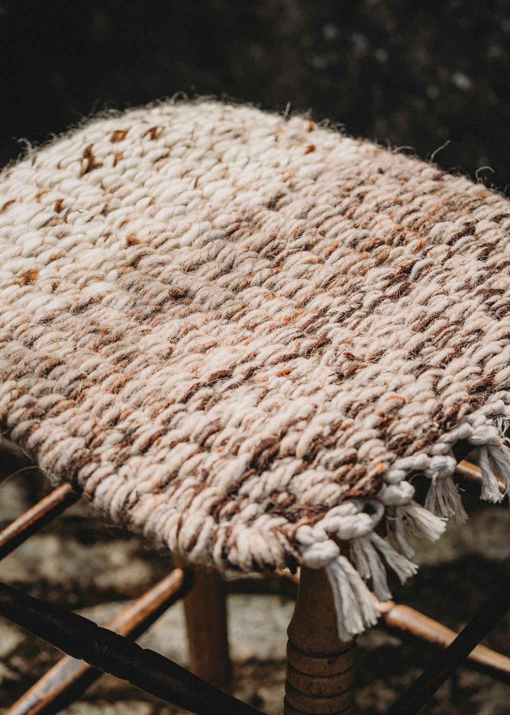 Small Fleece Rug Ombre