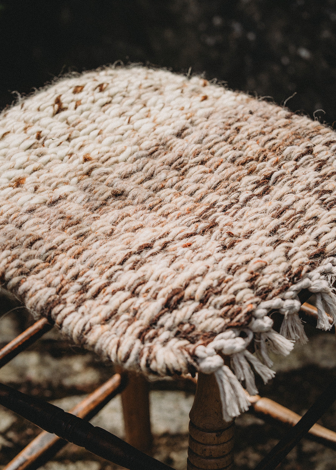Small Fleece Rug Ombre