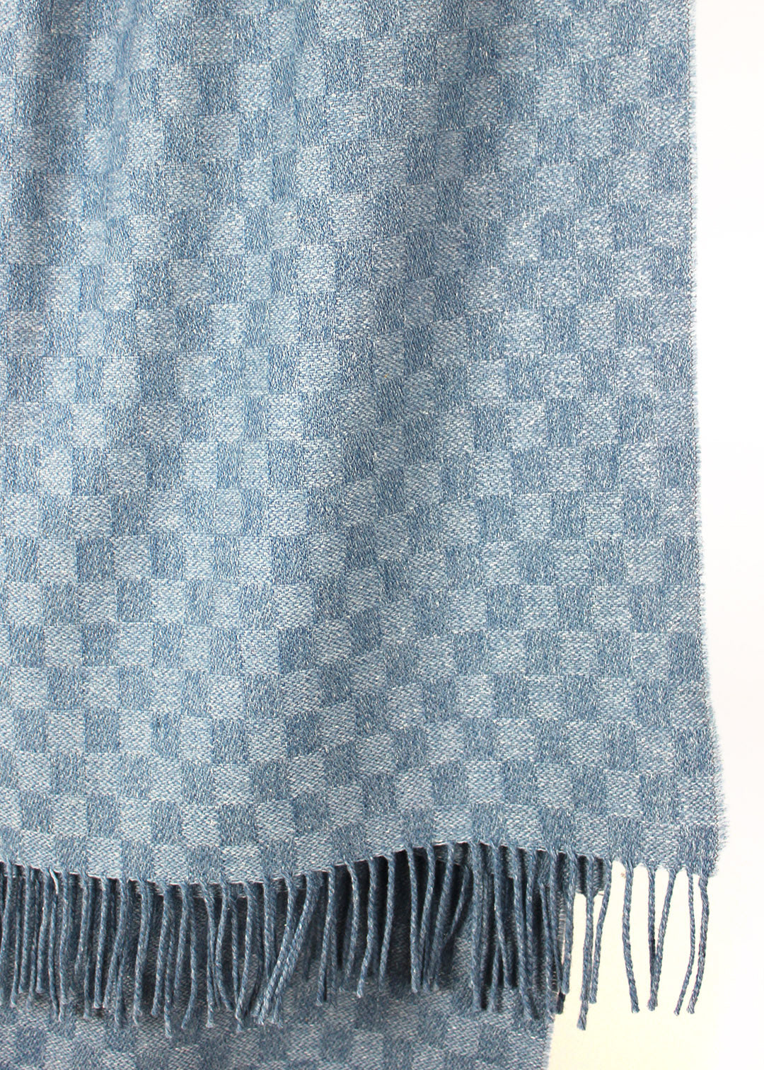Forget Me Not Wool Cotton Throw