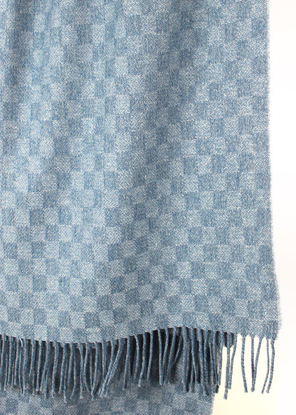 Forget Me Not Wool Cotton Throw