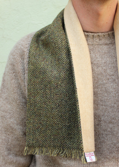 Harris Tweed Neck Warmer Greenfinch
