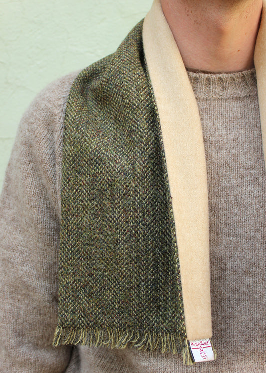 Harris Tweed Neck Warmer Greenfinch