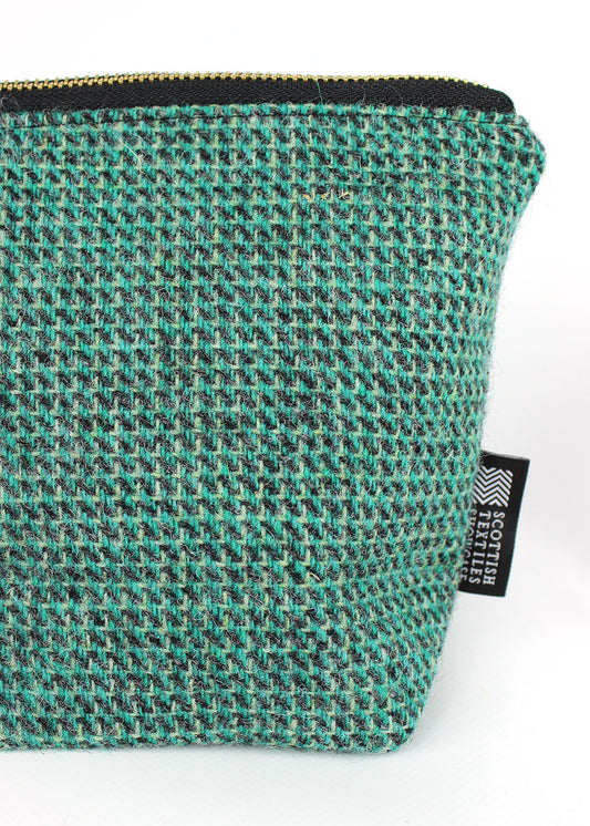 Jade Harris Tweed Zip Bag Small