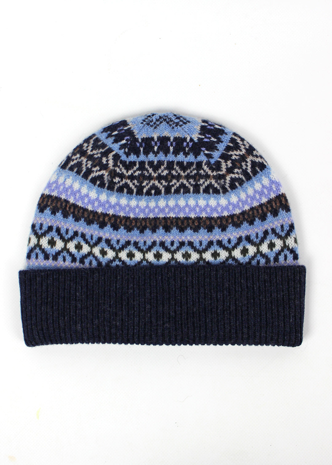 Kerse Fair Isle Hat Midnight
