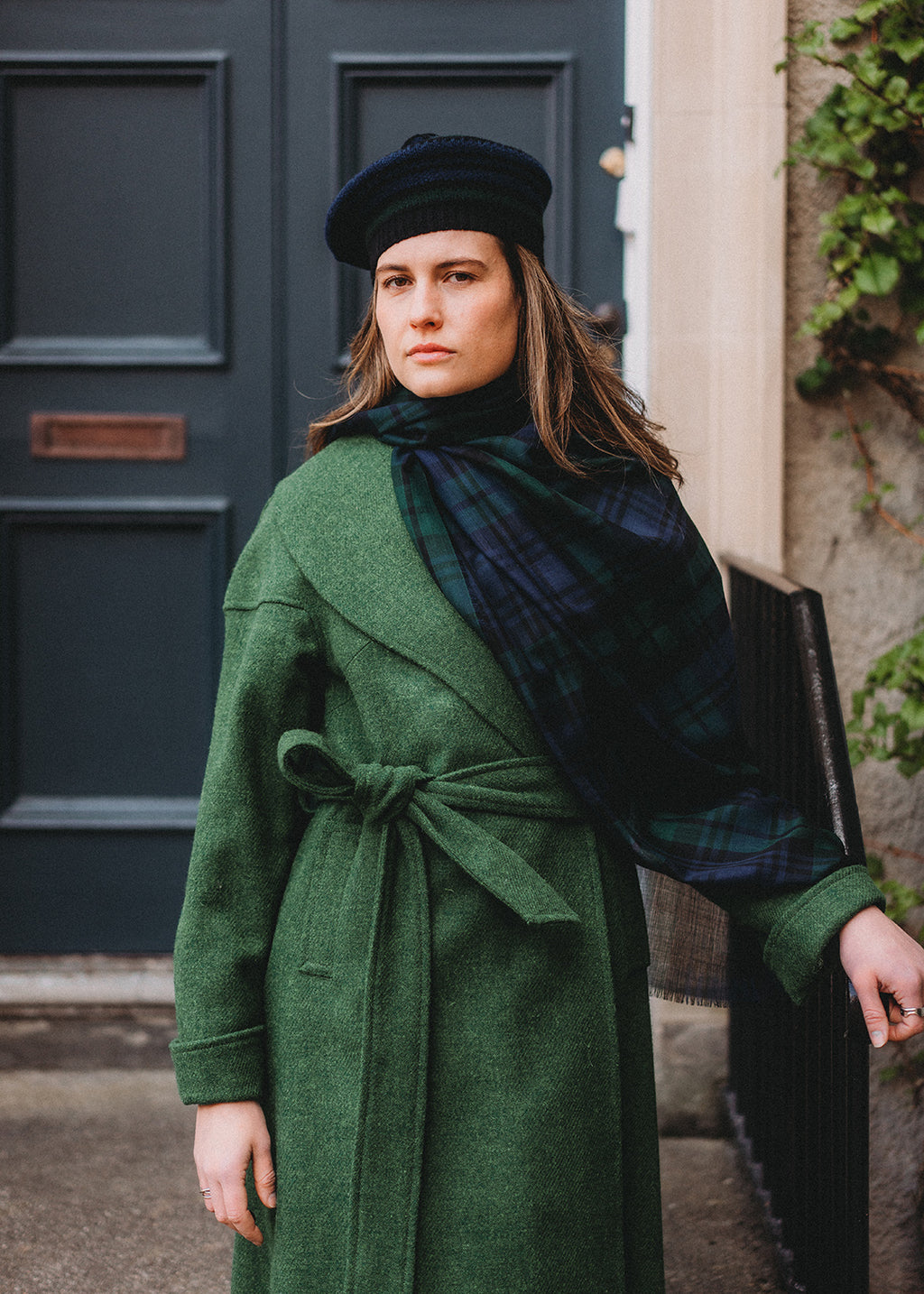 Black Watch Tartan Beret