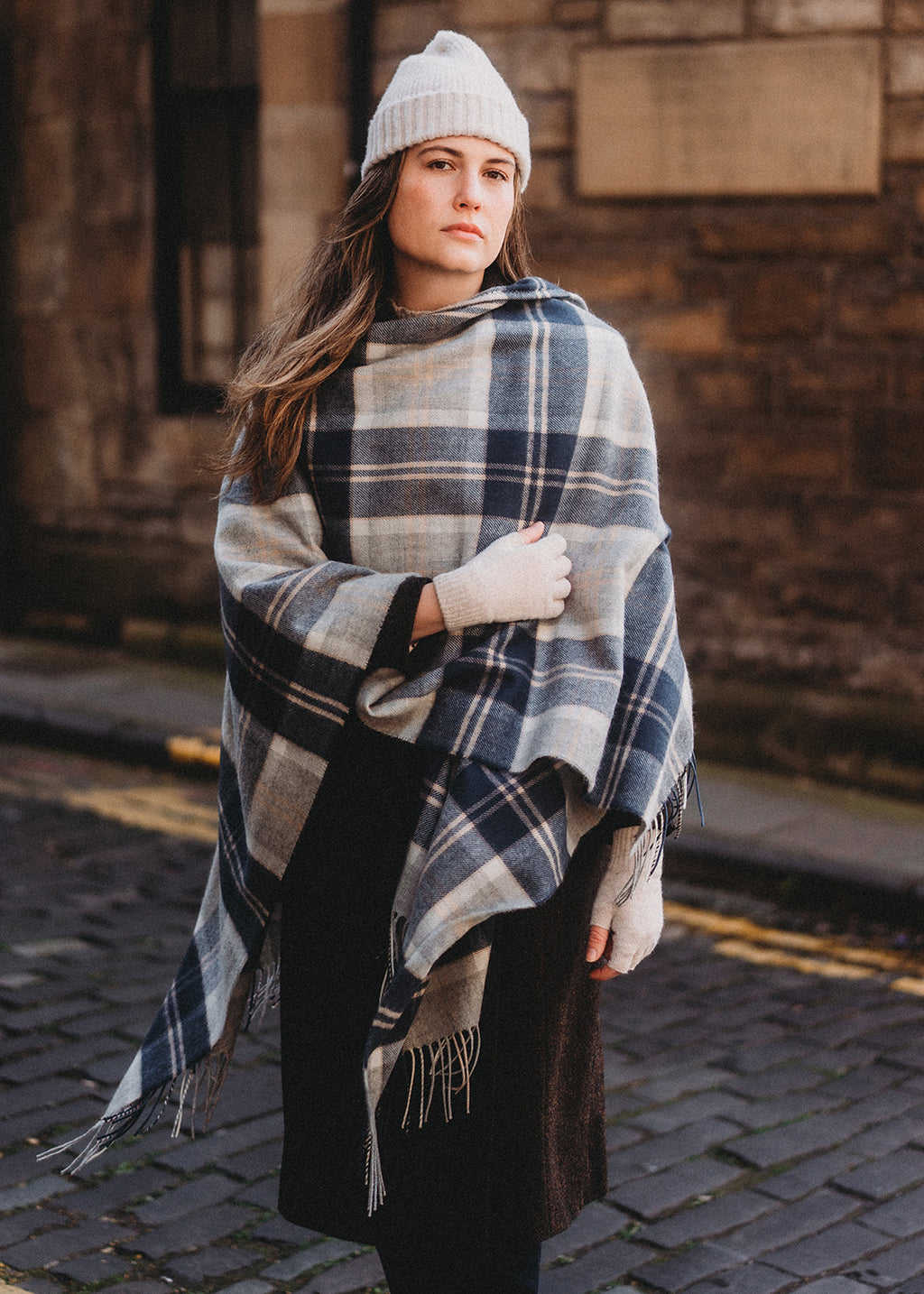 Tartan Serape Bannockbane Grey