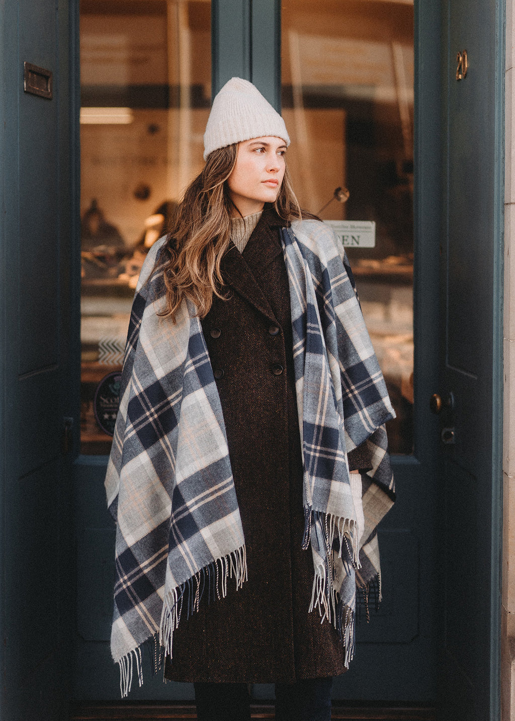 Tartan Serape Bannockbane Grey