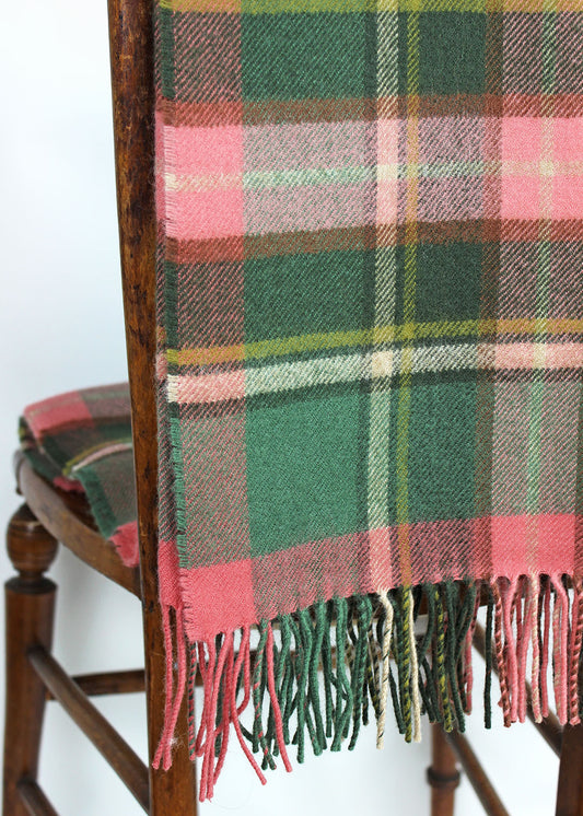 Bruce of Kinnaird Antique Tartan Lambswool Blanket