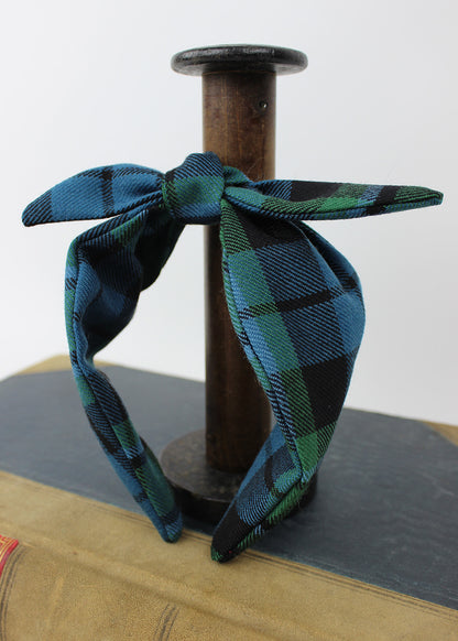 Tartan Bow Headband