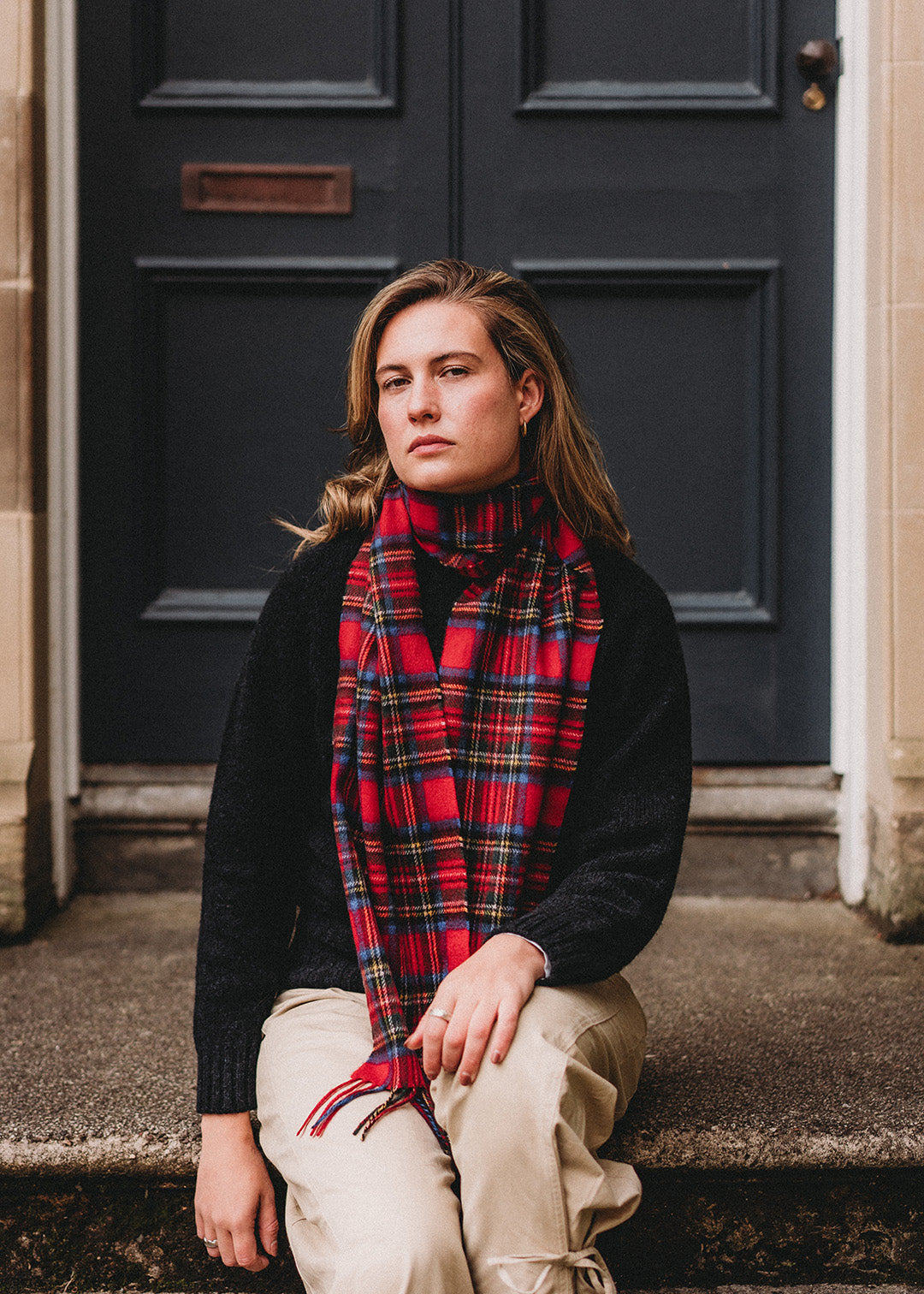 Oban Cashmere Scarf Royal Stewart