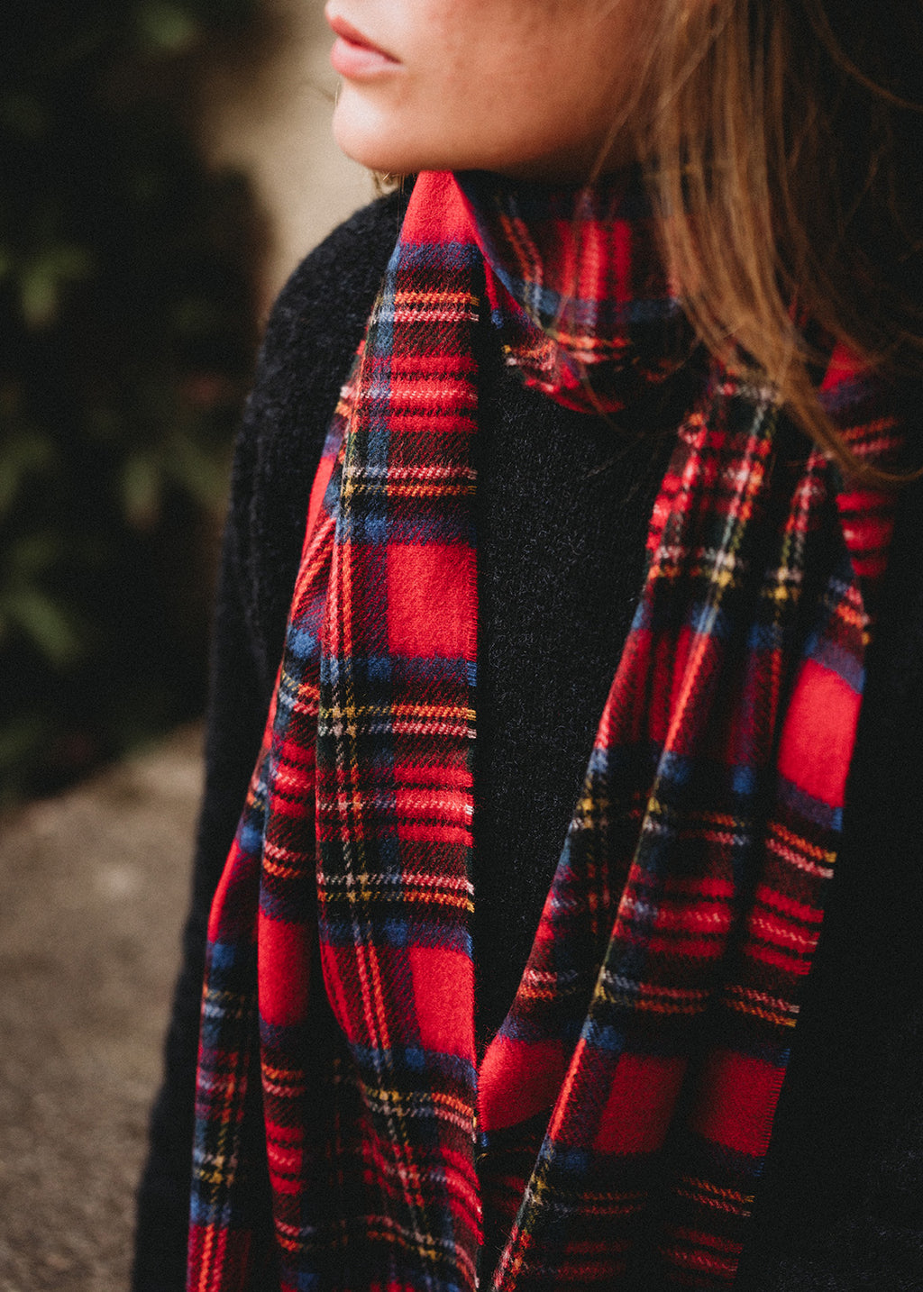 Oban Cashmere Scarf Royal Stewart